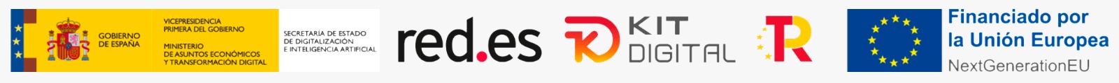 Financiado por la Unión Europea - NextGenerationEU. Kit Digital. Red.es. Gobierno de España.